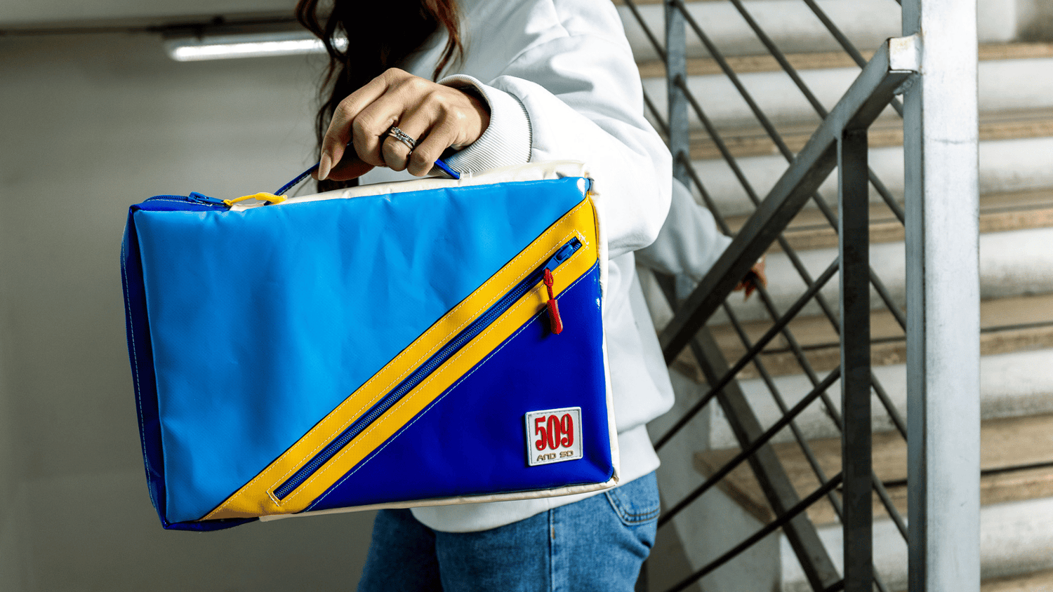 WAVEPORT | Porta PC 15,6" in PVC Riciclato e Imbottito