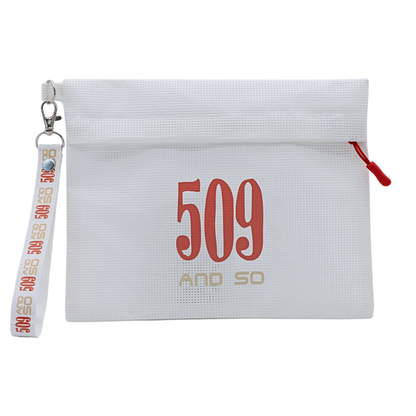 Pochette RE-MESH in PVC Microforato