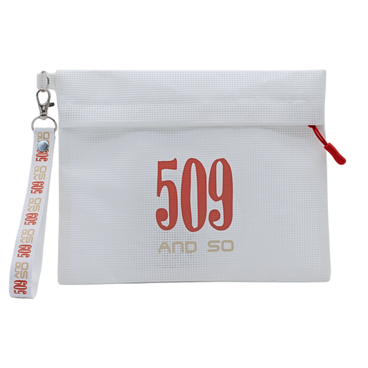 Pochette RE-MESH in PVC Microforato